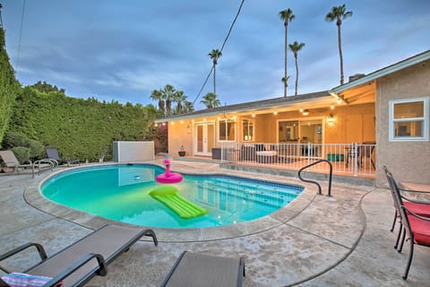 Escape the desert heat with a dip in the private pool.