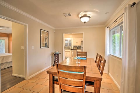 You'll be within a mild walk of El Paseo shopping district!