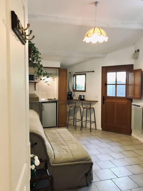 Studio, 1 Queen Bed with Sofa bed | Living area