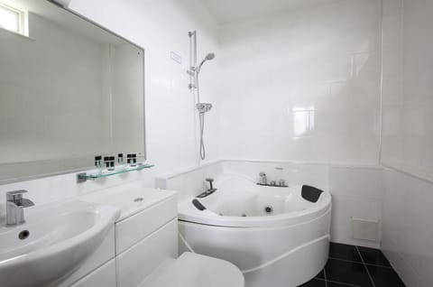 Executive Double Room | Bathroom | Shower, hair dryer, towels