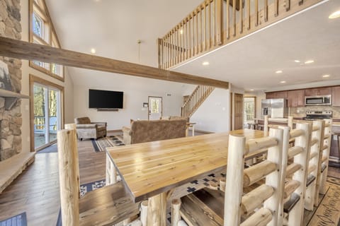 Beautiful Handmade Dining Table with Seating for up to 10