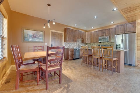 Huge kitchen equipped for large groups