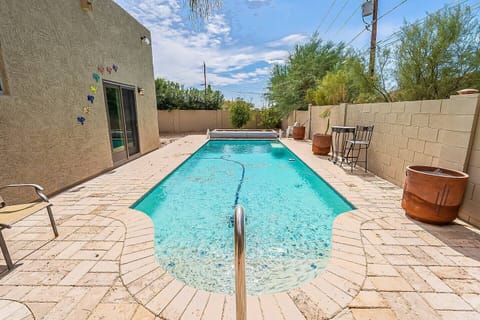Sparkling *heated* pool with access straight from the primary suite.