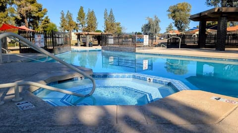 Enjoy year-round access to the community pool & hot tub