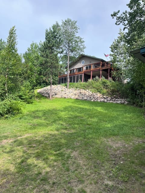 New Landscaping opens up the view to the lake and gives our guests more lawn.