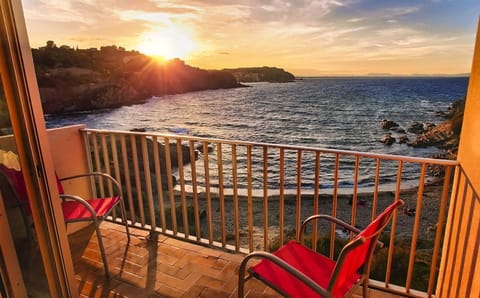 Balcony at sunset