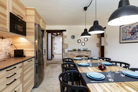 Features a fully equipped kitchen for culinary wonders.
