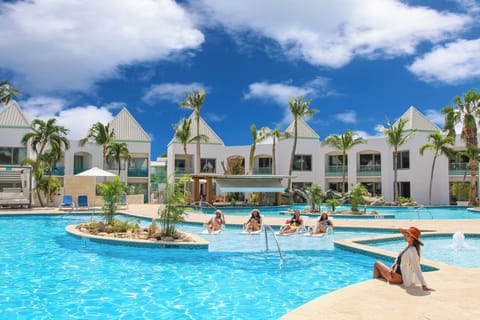 3 outdoor pools, open 9:00 AM to 9:00 PM, free cabanas, pool umbrellas