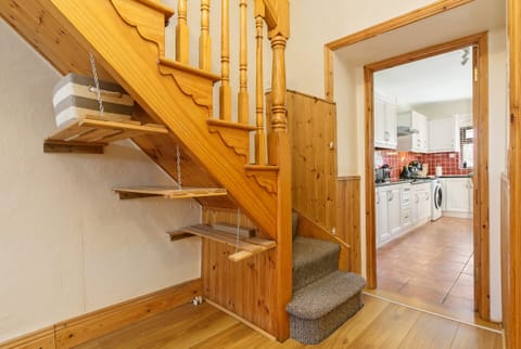 A look into the kitchen.