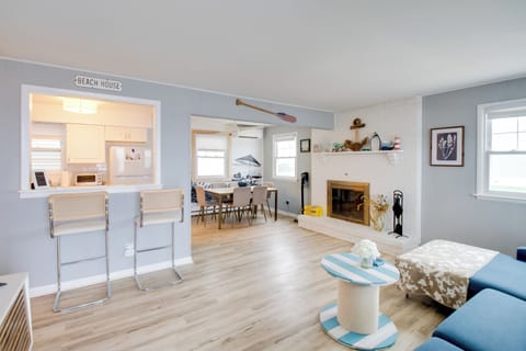 Brigantine Vacation Rental | 2BR | 1BA | 1,000 Sq Ft | Stairs Required