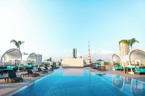 Indoor pool, 2 outdoor pools, open 7:00 AM to 9:00 PM, free cabanas