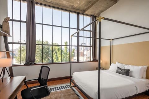 Bedroom 1: Spacious bedroom with a comfy queen-size bed to keep you well-rested during your stay
