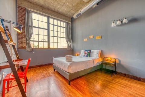 spacious bedroom