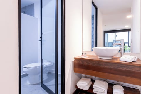 Superior Suite | Bathroom | Shower, free toiletries, hair dryer, towels
