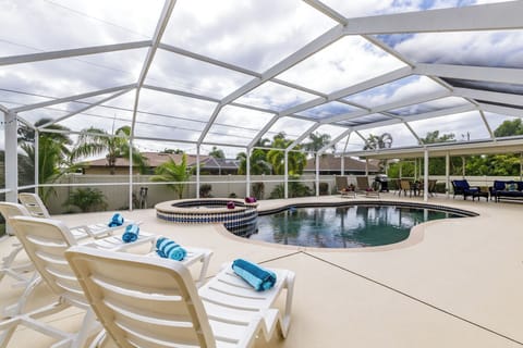 Heated pool and spa