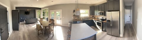 Panoramic view of open concept