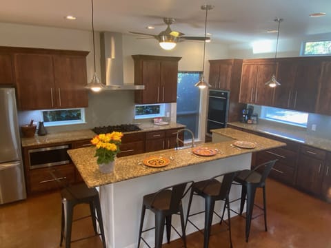 Prepare your favorite meals at the spacious, fully equipped kitchen.