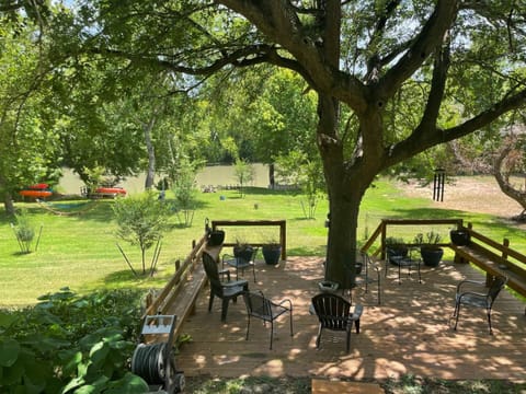 Peaceful... We do not furnish kayaks or canoes however you can bring your own!