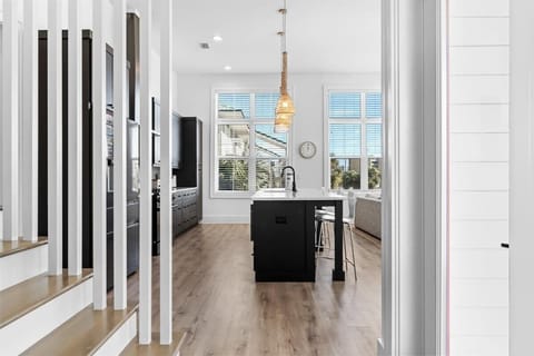 Entry from ground floor to first floor from steps