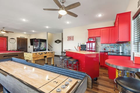 Fully stocked game room!