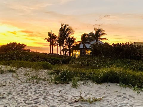 Private access from your backyard directly to Cocoa Beach surf and sand