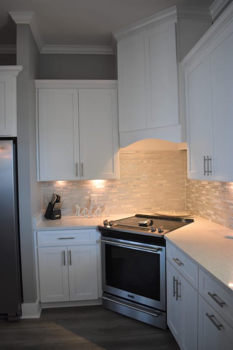 Large kitchen area with all amenities included.