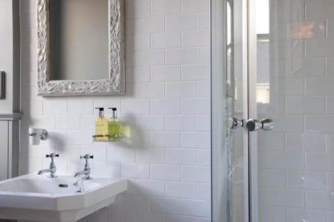 Hair dryer, bathrobes, towels