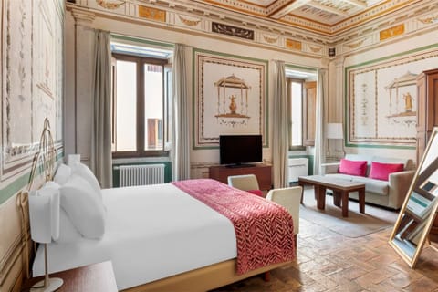 A serene bedroom space where classical details meet modern living, offering a restful retreat.
