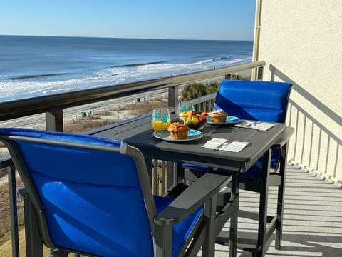 Beautiful new comfy outdoor furniture to enjoy meals, dolphin watching and views