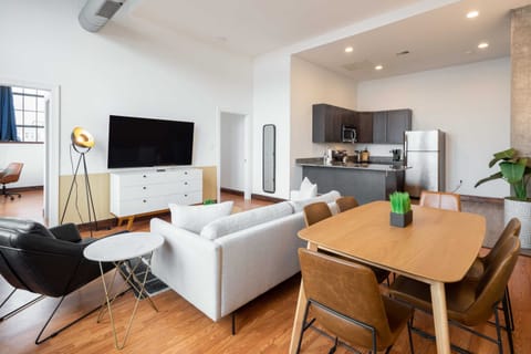Vibrant and cozy living area
