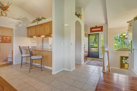 View of the front door