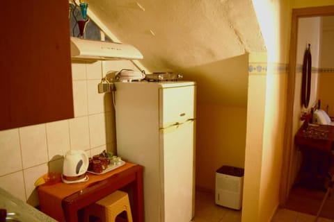 Comfort Quadruple Room (5) | Private kitchen | Mini-fridge, cleaning supplies, freezer