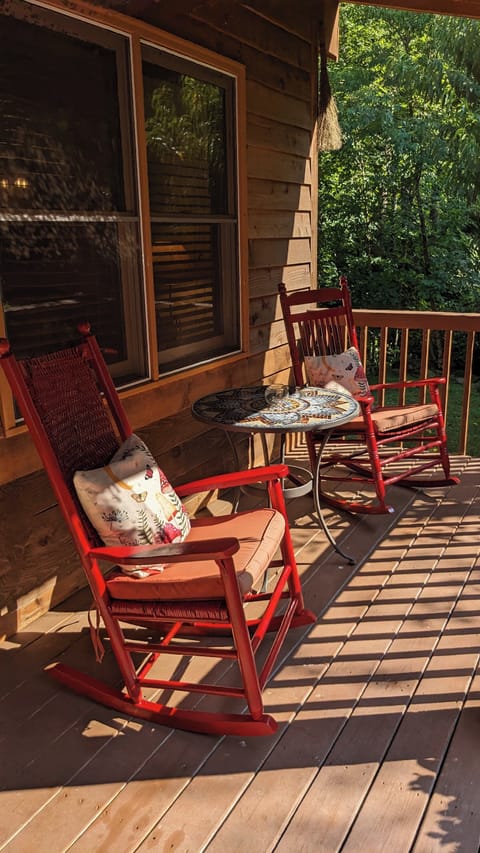 Enjoy the front porch. Black mountain is known as the "little town that rocks." 