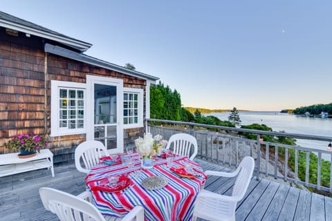 West Boothbay Harbor Vacation Rental | 4BR | 2BA | Stairs to Access
