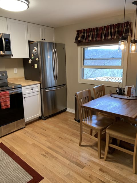 Beautiful view of Grandfather Mountain from the kitchen window. 