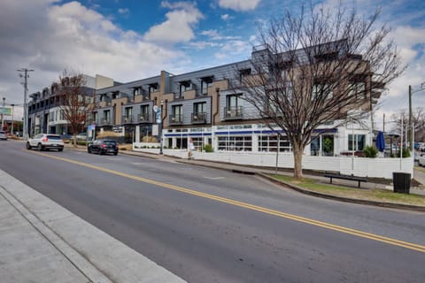 Every unit has a balcony overlooking 12 Avenue South 