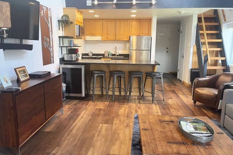 Cozy, open floor plan with lots of character