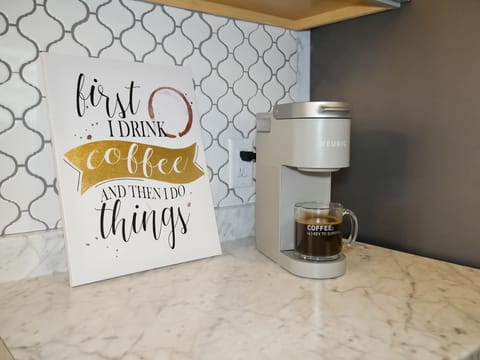 COFFEE FIRST, OF COURSE!