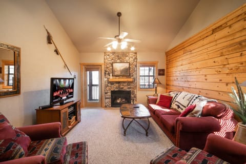 Living Room with Gas Fireplace