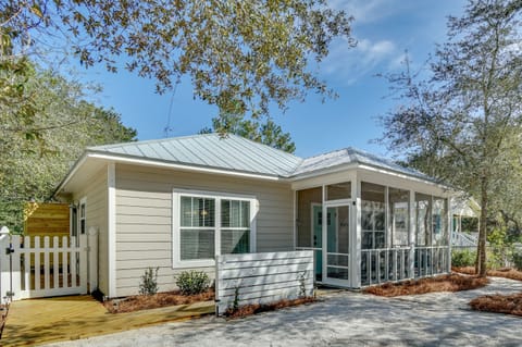 Cozy old world Florida bungalow but with a modern, contemporary feel