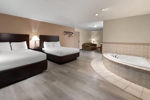 Suite, 2 Queen Beds, Non Smoking | Jetted tub