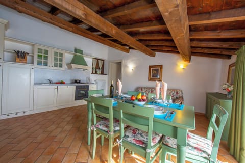 Kitchen and dining area