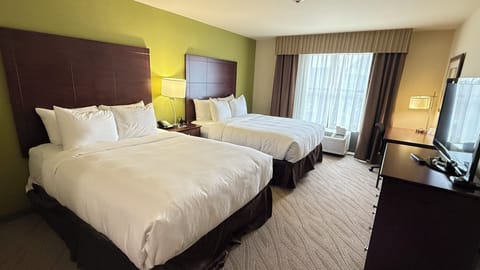 Standard Room, 2 Queen Beds, Non Smoking | Egyptian cotton sheets, premium bedding, pillowtop beds, desk