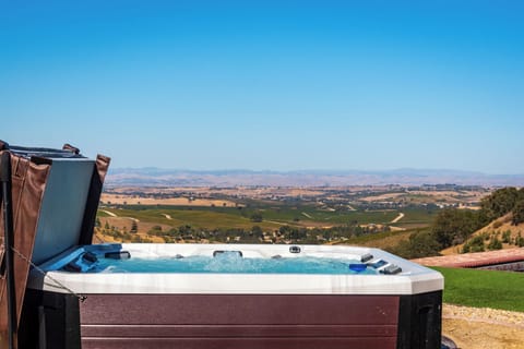 Unwind in the hot tub with panoramic views.