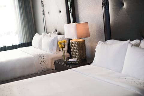 Room, 2 Queen Beds | Premium bedding, down comforters, pillowtop beds, in-room safe