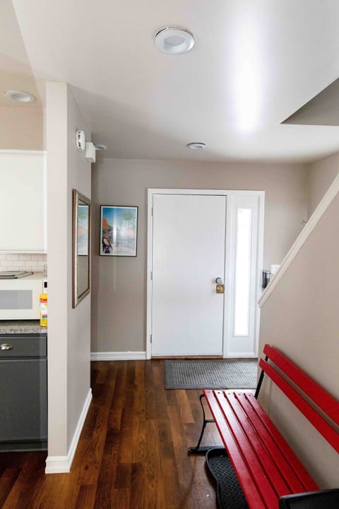 Hallway and front entrance.