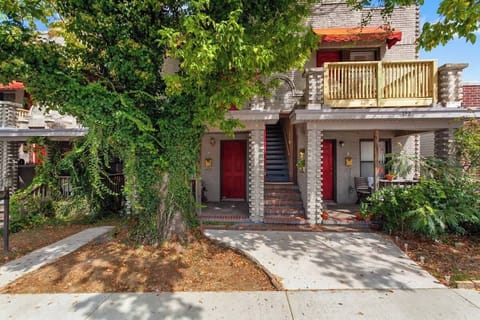 Our apartment is on the second floor of one of Downtown Fayetteville's most iconic historic buildings. Built in 1925, our unit maintains the historic charm but has been majorly renovated in the recent years to modernize it.