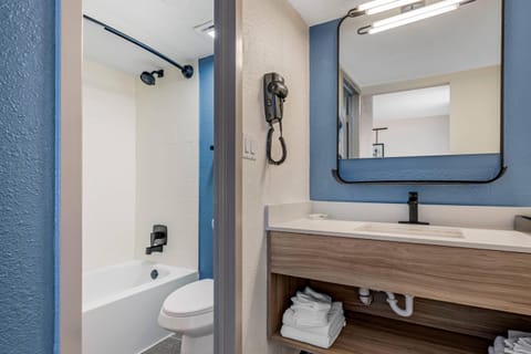 Room, 2 Queen Beds, Non Smoking (Efficiency) | Premium bedding, desk, laptop workspace, blackout drapes