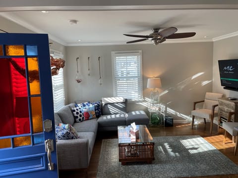Living room from dining area