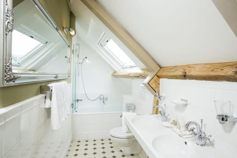 Free toiletries, hair dryer, towels